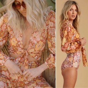 Billabong x Salty Blonde Cropped Top